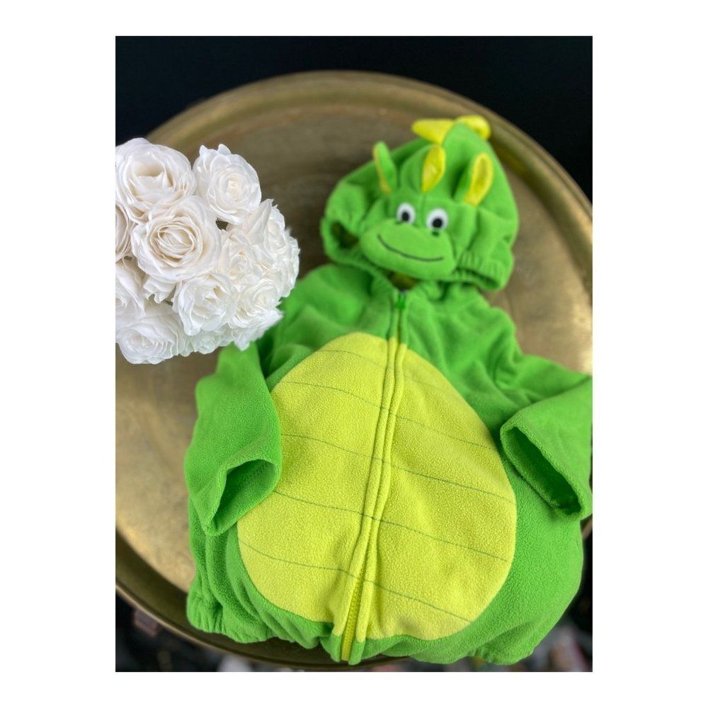 Infant 18M Dragon Cardigan Sweater Costume Zip